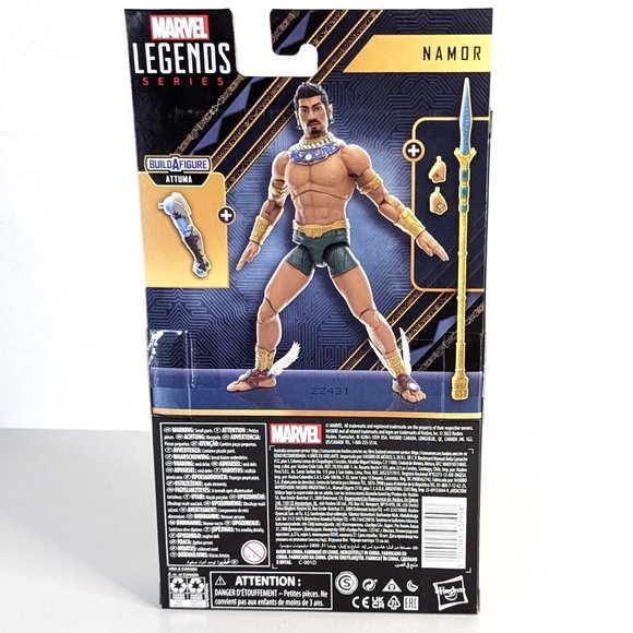 Marvel Legends NAMOR Black Panther Wakanda Forever 6-Inch Action Figure - Picture 4 of 6